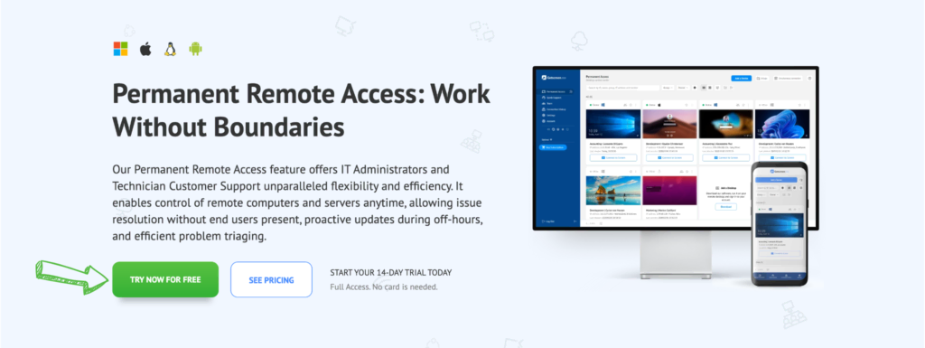 Getscreen Permanent Remote Access