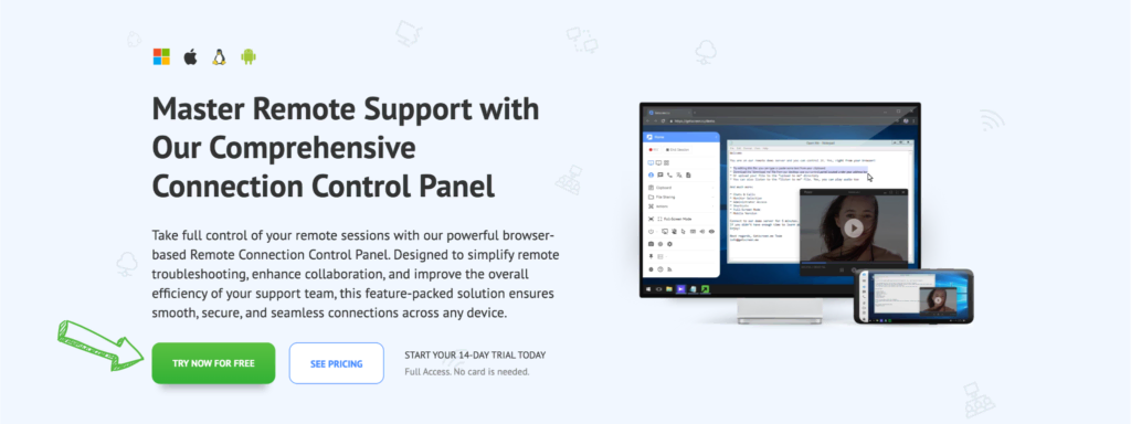 Getscreen Remote Device Control