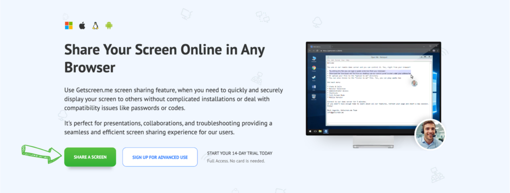 Getscreen Screen Share