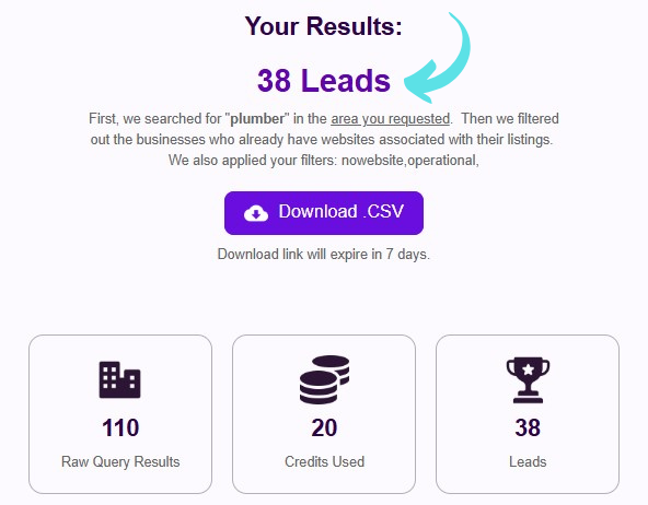 Grape Leads Fast Reporting