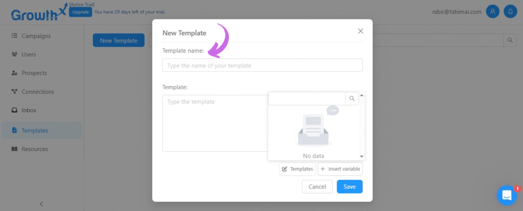 Growth-X Customizable Templates