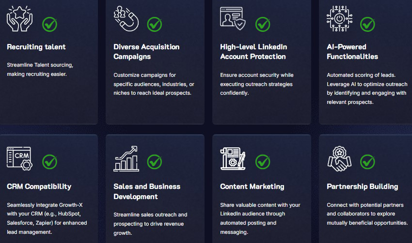 Growth-X Top Benefits