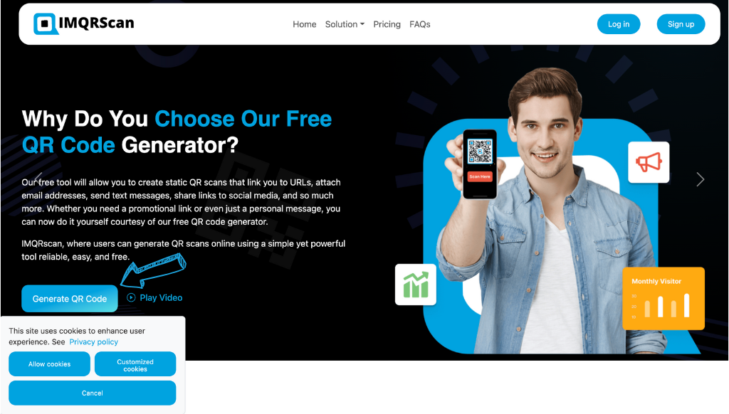 IMQRScan homepage