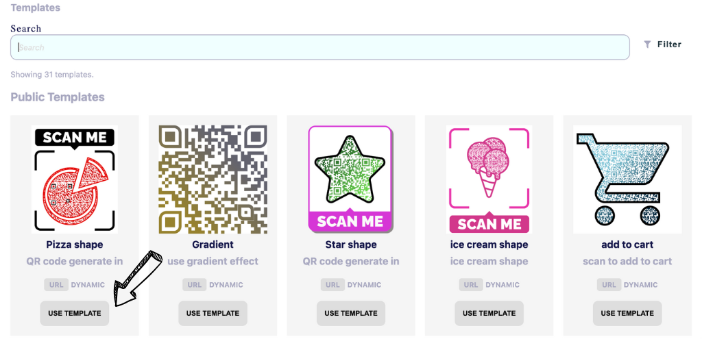 IMQRScan templates