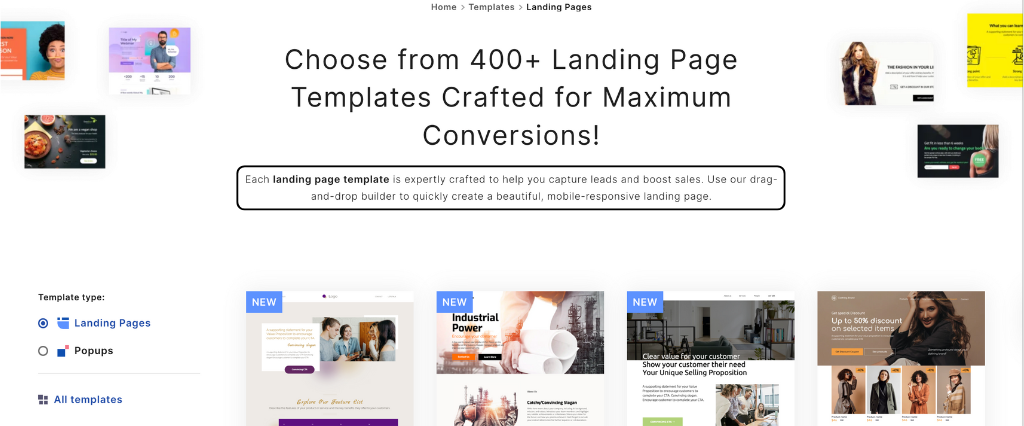 Landingi templates