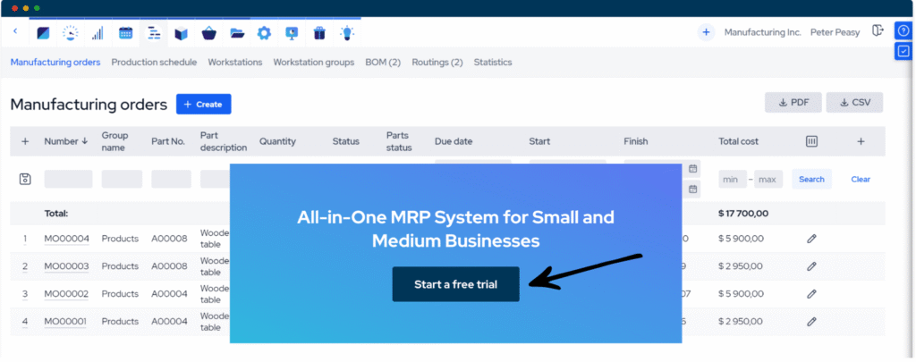 MRPeasy Review: Boosting Efficiency in Manufacturing in 2025 12 mrpeasy MRP System