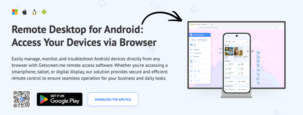 Getscreen Review 2026: Cheap but Is It Any Good? 12 Getscreen Mobile Management Image