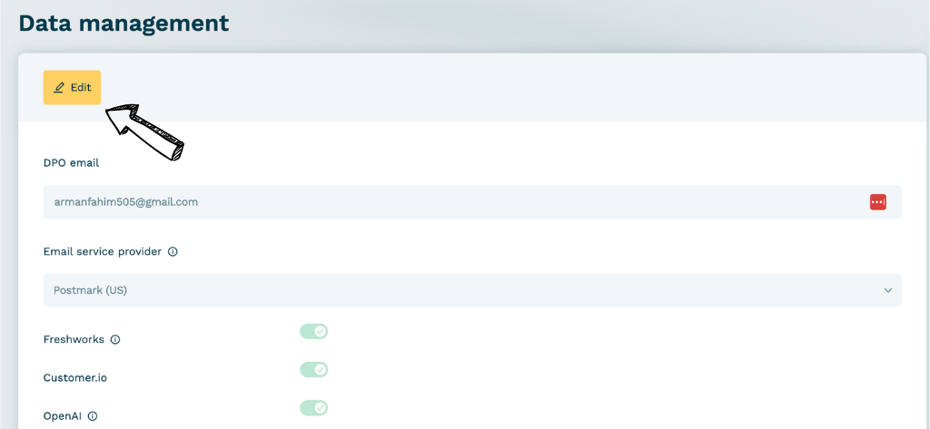 Oneflow data management