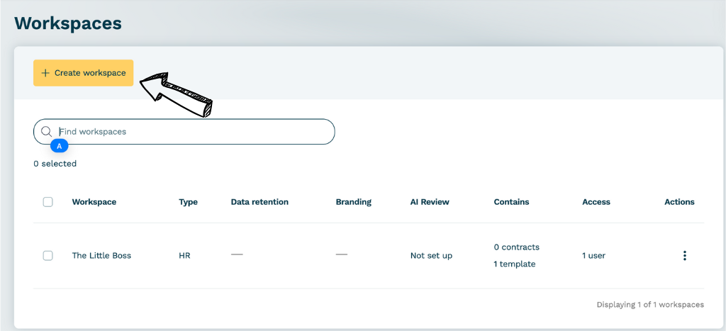 Oneflow workspace
