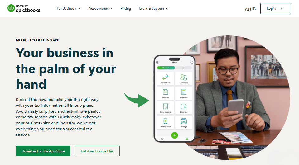 Quickbooks Mobile Accouting App