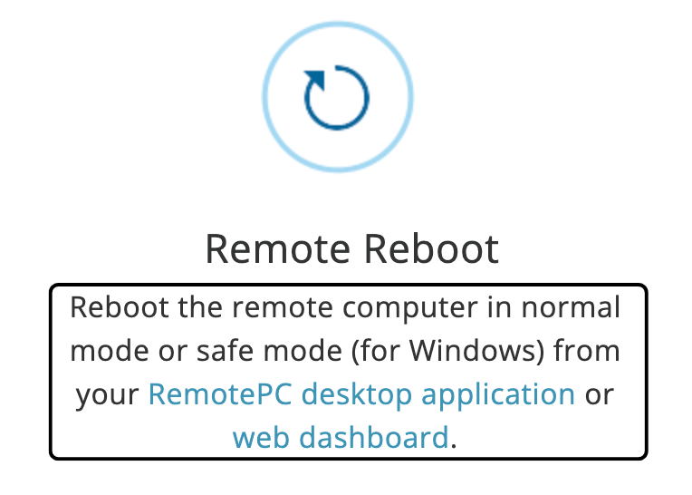 RemotePC attended access