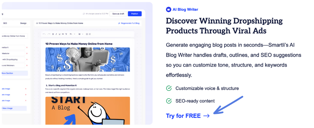 Smartli Review: AI Product Description Generator in 2026? 12 Smartli AI Blog Writer