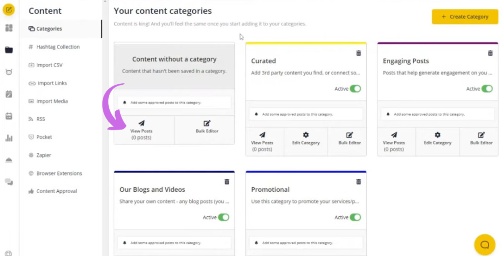 SocialBee Content Creation Tool