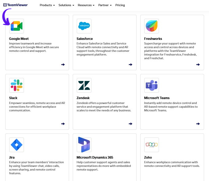 Teamviewer Essential Integrations