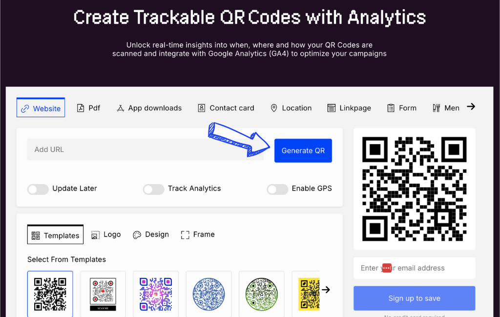 Uniqode QR Code Tracker