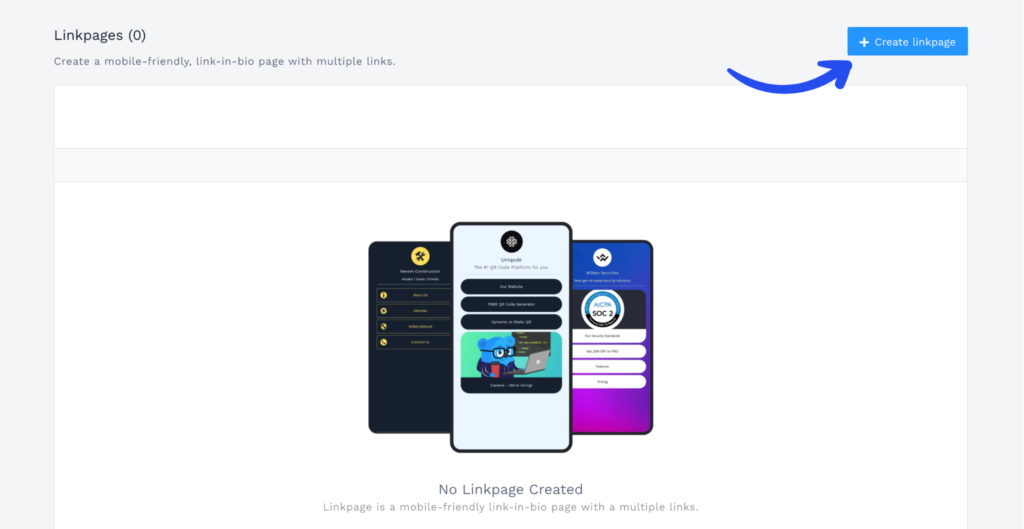 Uniqode linkpages