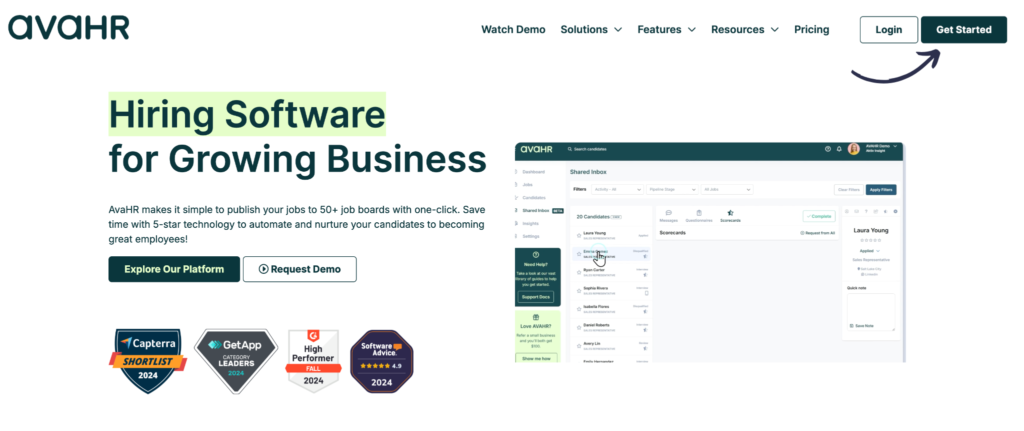 VIVAHR homepage