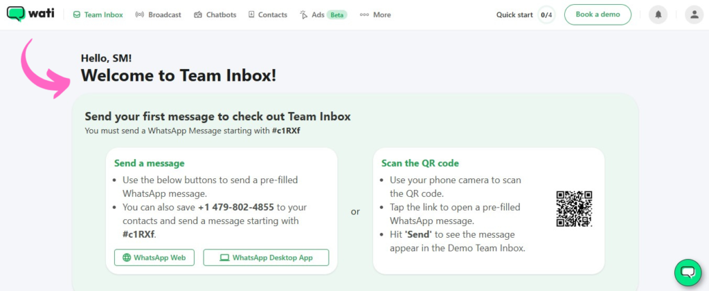 Wati io Team Inbox Management