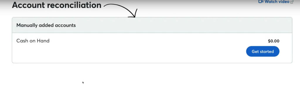 Wave account reconciliation
