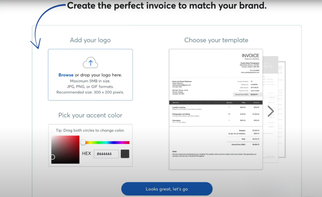 Wave invoices