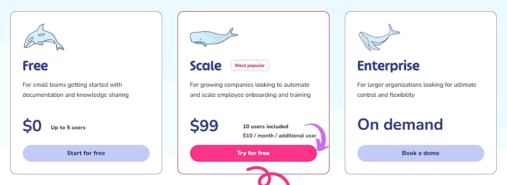 Whale io Pricing