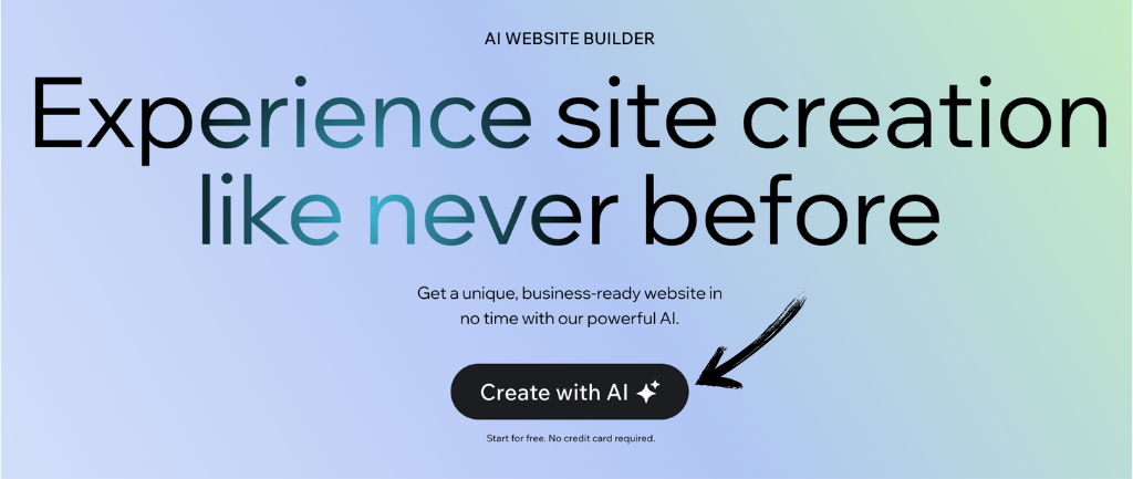 Wix AI Website Builder