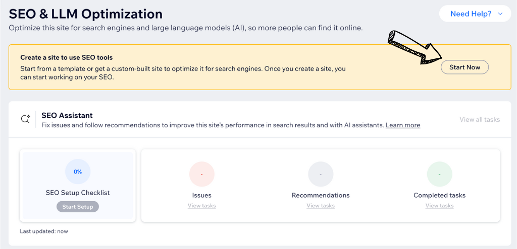 Wix SEO & LLM Optimization