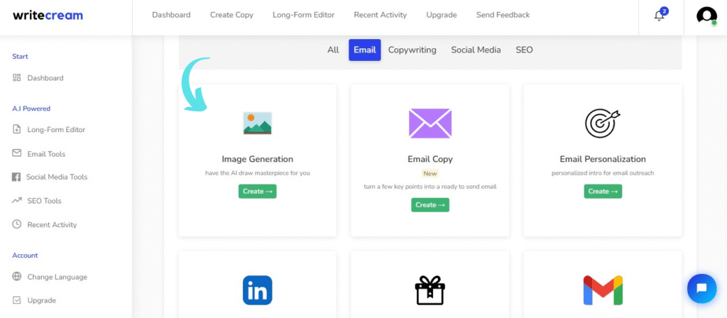Writecream Email Tools