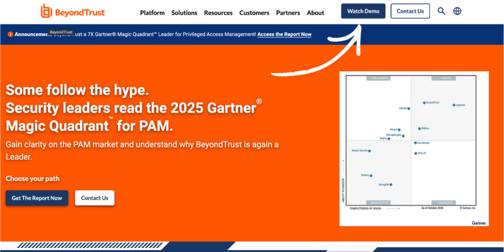 beyondtrust homepage