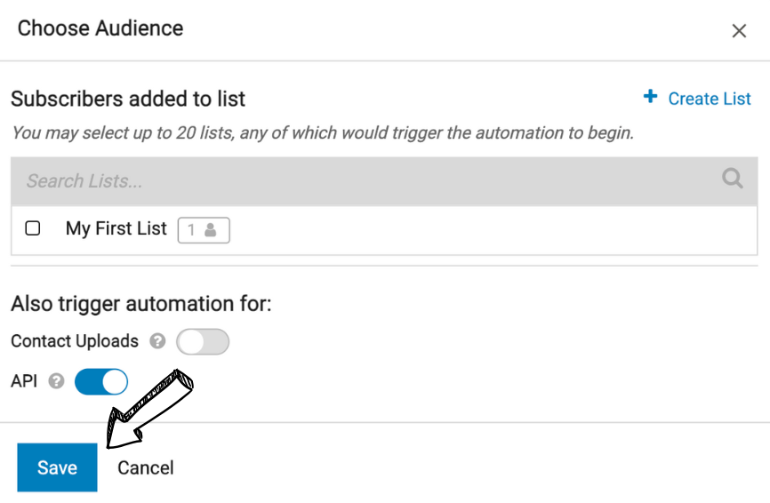 iContact automations