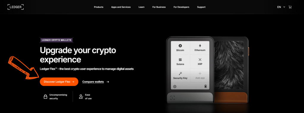 ledger homepage