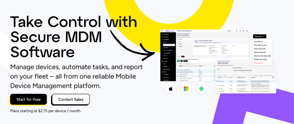 logmein resolve mobile device management