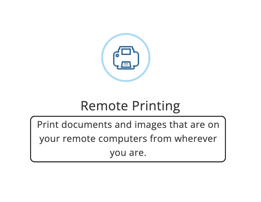 remotepc remote printing