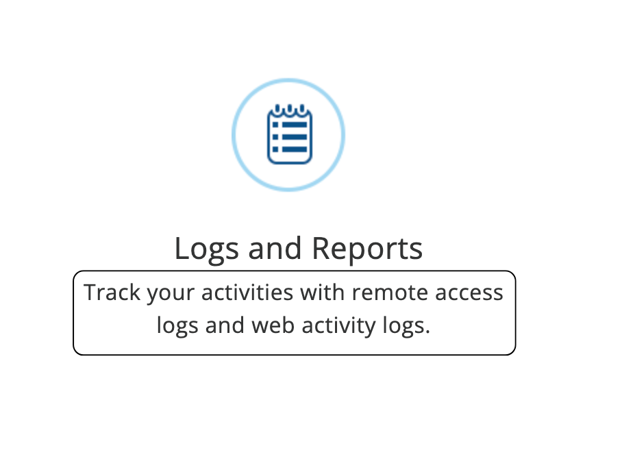 remotepc logs and reports