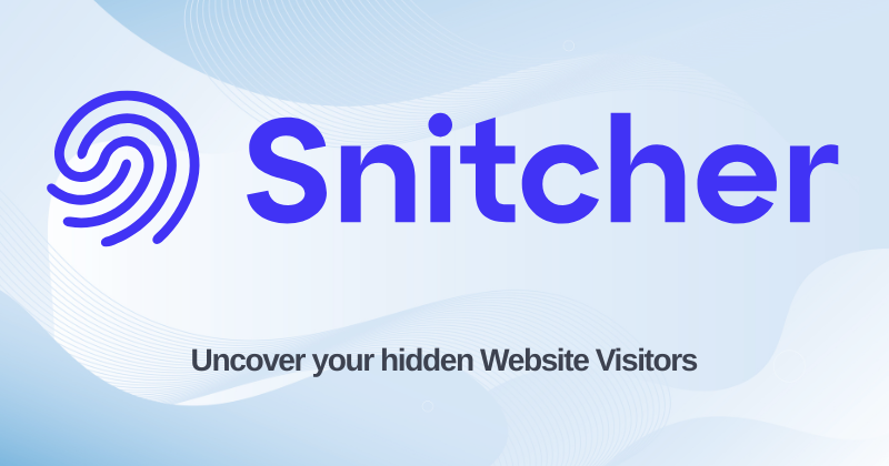 Snitcher Review: Uncover Hidden Website Visitors & Leads in 2025 1 snitcher logo