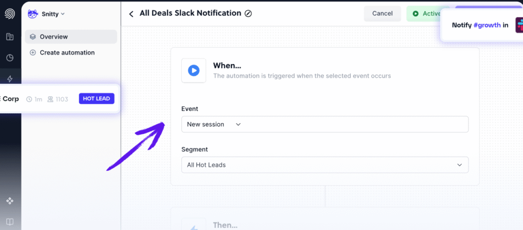 snither trigger workflow