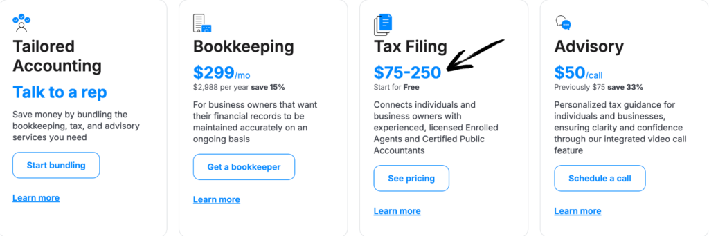 taxfyle pricing