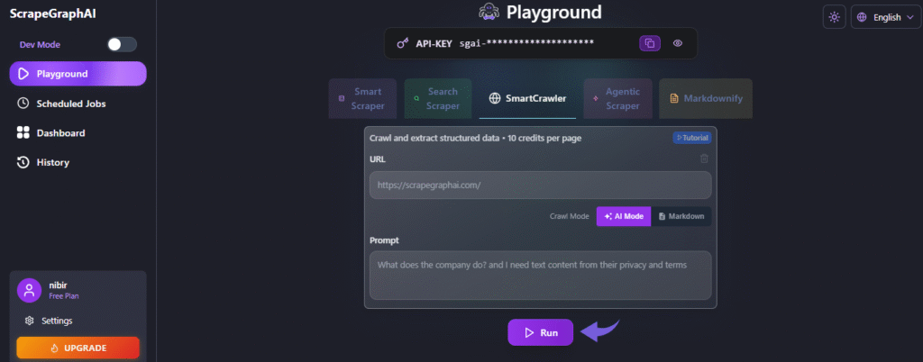 Scrapegraph Universal Data Extraction
