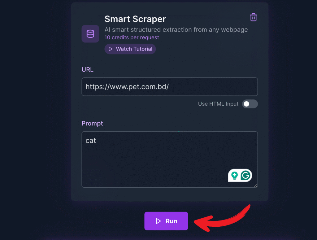 scrapegraphai smart scraper