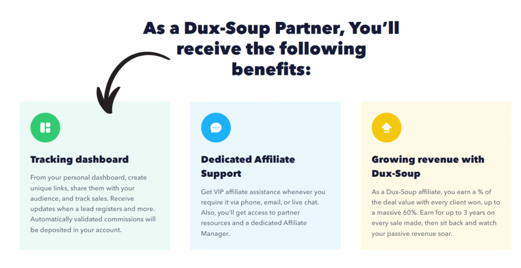 DUX-SOUP tracking dashboard