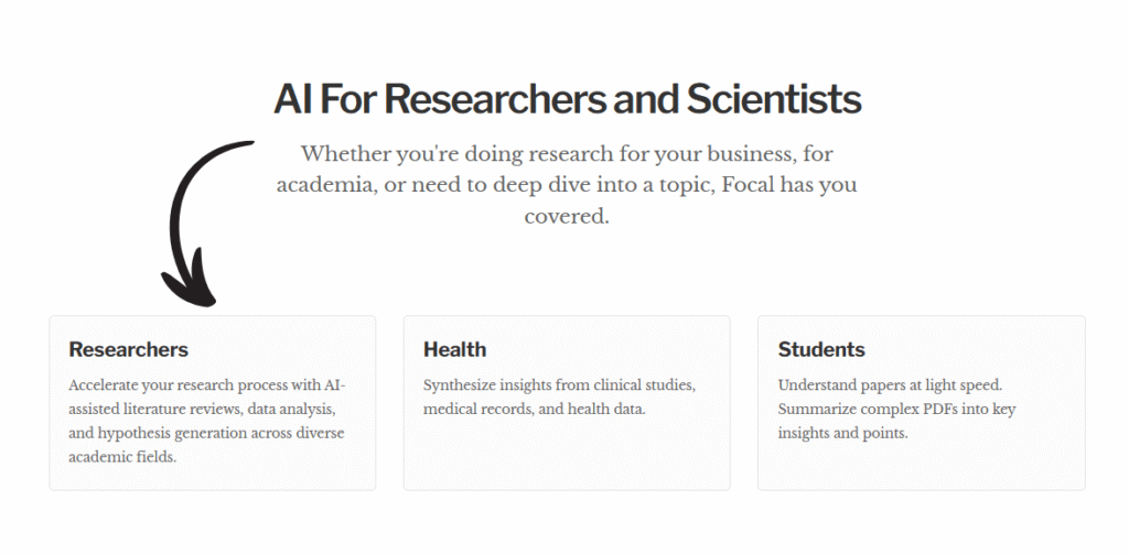 FOCAL top benefits