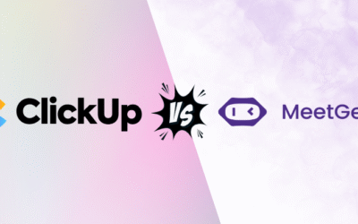 ClickUp vs MeetGeek: Which AI Note-Taking App is Best in 2025?