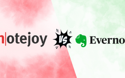 Notejoy vs Evernote: The Ultimate Comparison for Notes in 2025