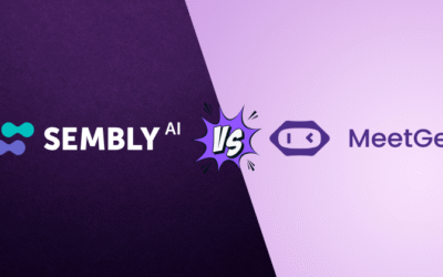 Sembly vs MeetGeek: Which AI Meeting Assistant Wins in 2025?
