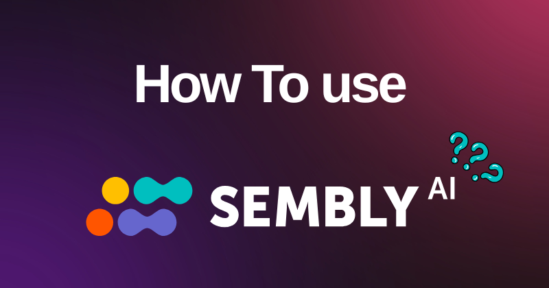 Cómo utilizar Sembly