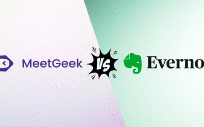 MeetGeek vs Evernote: Which AI Note-Taking App is Best in 2025?