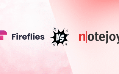 Fireflies AI vs Notejoy: Which Is The Best Tool for You in 2025?