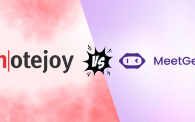 Notejoy vs Meetgeek: Which is Best for You in 2025?