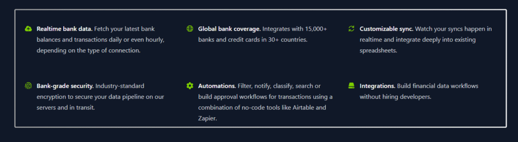 Fintable top benefits
