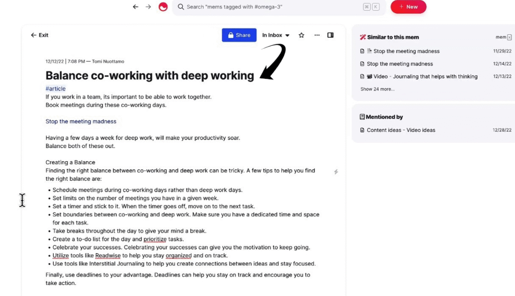 Mem AI Smart AI Writer